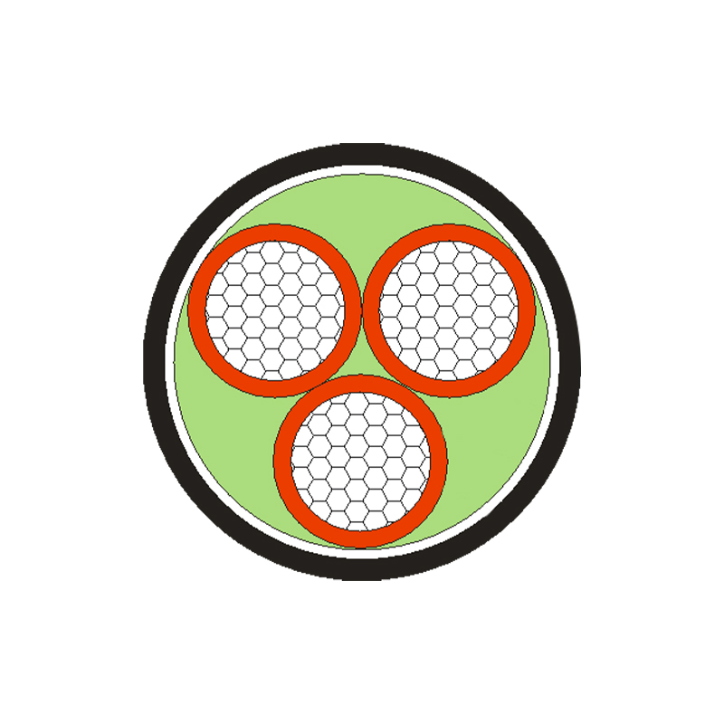 Cavo di alimentazione isolato XLPE/PVC per tensione nominale 0,6/1 kV