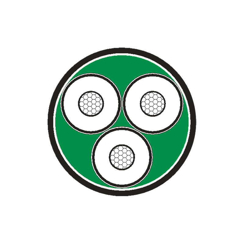 Cavo elettrico isolato XLPE per tensione nominale 3,6/6 kV -26/35 kV