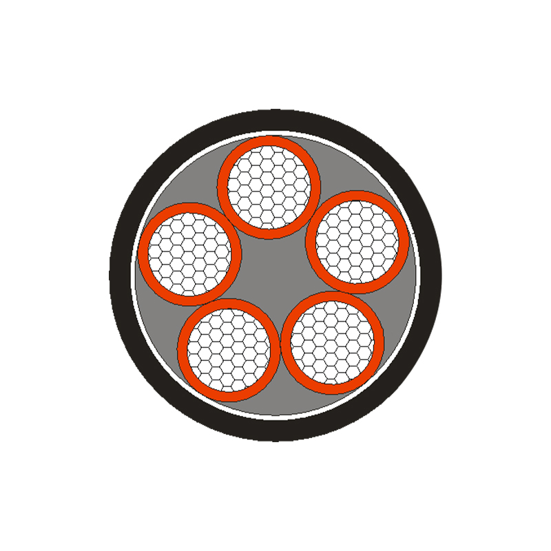 Cavo di alimentazione isolato XLPE/PVC per tensione nominale 0,6/1 kV